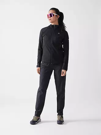 SCHÖFFEL | Damen Fleecejacke Cascata Hoodie | schwarz
